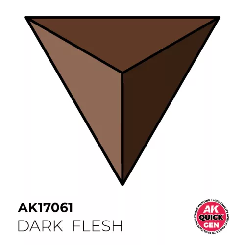AK QUICK GEN ACRYLIC COLOR - DARK FLESH 18 ml - AK17061