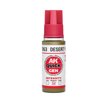 AK QUICK GEN ACRYLIC COLOR - DESERT YELLOW 18 ml - AK17063