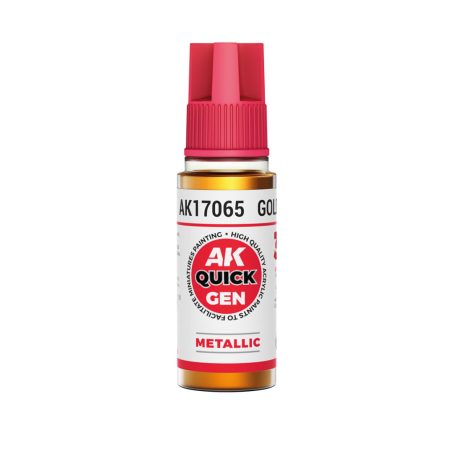 AK QUICK GEN ACRYLIC COLOR - GOLD 18 ml - AK17065