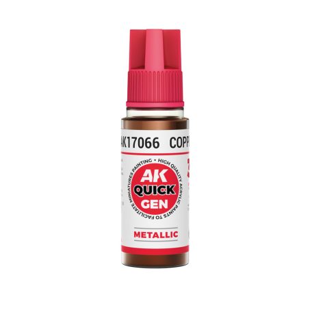 AK QUICK GEN ACRYLIC COLOR - COPPER 18 ml - AK17066