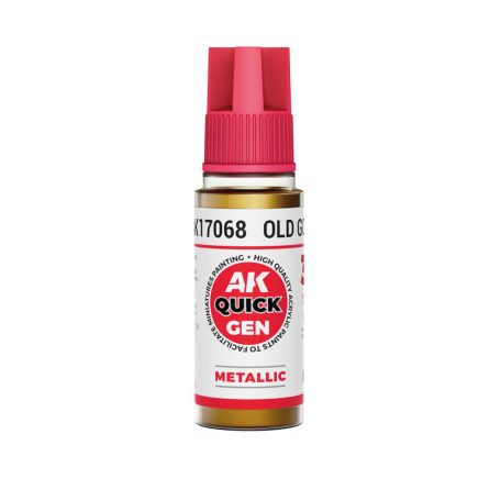 AK QUICK GEN ACRYLIC COLOR - OLD GOLD 18 ml - AK17068