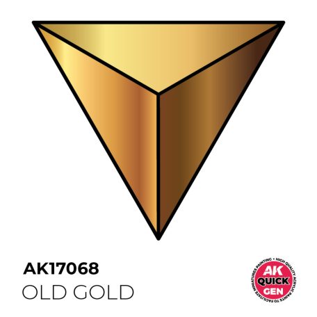 AK QUICK GEN ACRYLIC COLOR - OLD GOLD 18 ml - AK17068