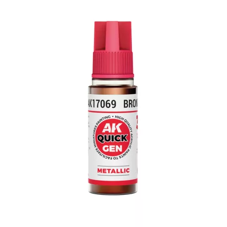 AK QUICK GEN ACRYLIC COLOR - BRONZE 18 ml - AK17069