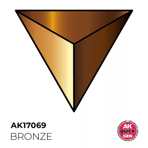 AK QUICK GEN ACRYLIC COLOR - BRONZE 18 ml - AK17069