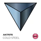 AK QUICK GEN ACRYLIC COLOR - COLD STEEL 18 ml - AK17070