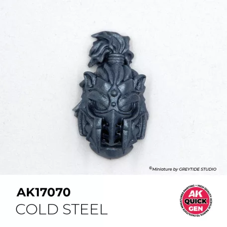 AK QUICK GEN ACRYLIC COLOR - COLD STEEL 18 ml - AK17070