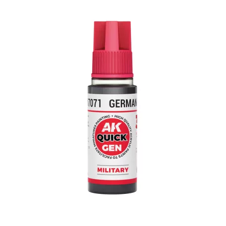 AK QUICK GEN ACRYLIC COLOR - GERMAN GREY 18 ml - AK17071