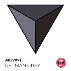 AK QUICK GEN ACRYLIC COLOR - GERMAN GREY 18 ml - AK17071