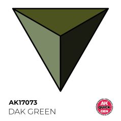 AK QUICK GEN ACRYLIC COLOR - DAK GREEN 18 ml - AK17073