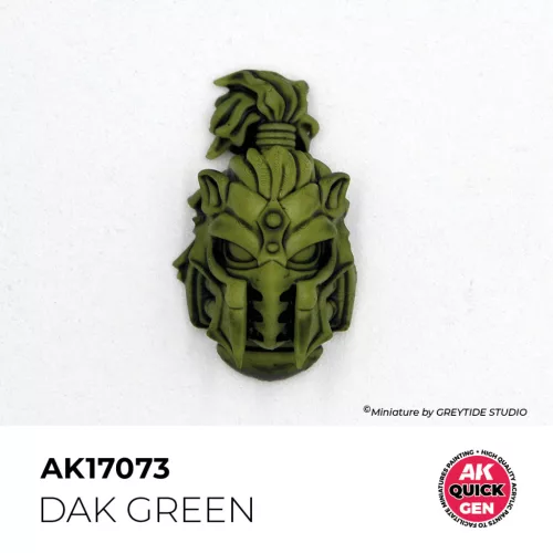 AK QUICK GEN ACRYLIC COLOR - DAK GREEN 18 ml - AK17073