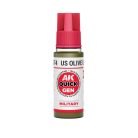 AK QUICK GEN ACRYLIC COLOR - US OLIVE UNIFORM 18 ml - AK17074
