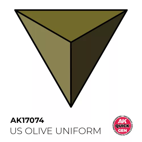AK QUICK GEN ACRYLIC COLOR - US OLIVE UNIFORM 18 ml - AK17074