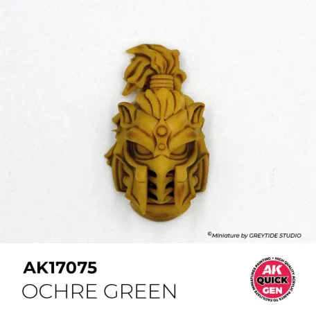 AK QUICK GEN ACRYLIC COLOR - OCHRE GREEN 18 ml - AK17075