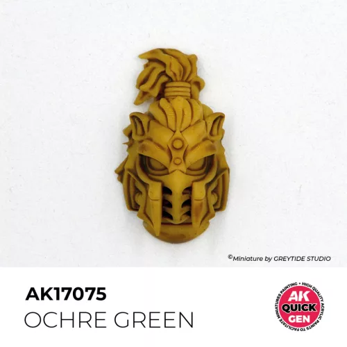 AK QUICK GEN ACRYLIC COLOR - OCHRE GREEN 18 ml - AK17075