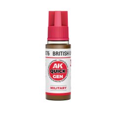 AK QUICK GEN ACRYLIC COLOR - BRITISH UNIFORM 18 ml - AK17076