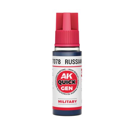 AK QUICK GEN ACRYLIC COLOR - RUSSIAN BLUE 18 ml - AK17078