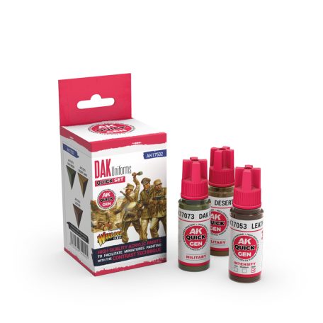 AK QUICK GEN ACRYLIC COLOR - GERMAN DAK UNIFORMS QUICK GEN SET - AK17502