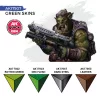 AK QUICK GEN ACRYLIC COLOR - GREEN SKINS QUICK GEN SET - AK17507