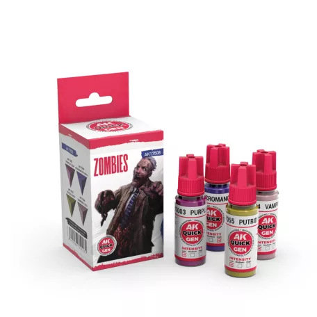 AK QUICK GEN ACRYLIC COLOR - ZOMBIES QUICK GEN SET - AK17508