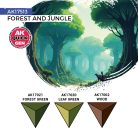 AK QUICK GEN ACRYLIC COLOR - FOREST AND JUNGLE QUICK GEN SET - AK17513