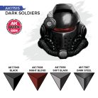 AK QUICK GEN ACRYLIC COLOR - DARK SOLDIERS QUICK GEN SET - AK17515