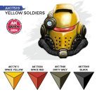 AK QUICK GEN ACRYLIC COLOR - YELLOW SOLDIERS QUICK GEN SET - AK17519