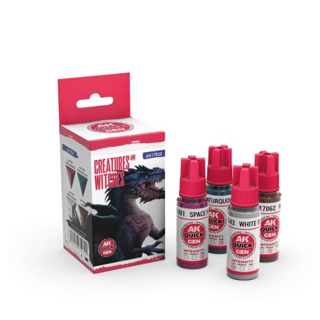 AK QUICK GEN ACRYLIC COLOR - CREATURES AND WITCHES QUICK GEN SET - AK17520