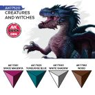 AK QUICK GEN ACRYLIC COLOR - CREATURES AND WITCHES QUICK GEN SET - AK17520