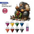 AK QUICK GEN ACRYLIC COLOR - QUICK STARTER SET - AK17525