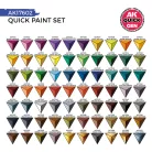 AK QUICK GEN ACRYLIC COLOR - QUICK PAINT SET-72 QUICK GEN - AK17602