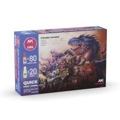   AK QUICK GEN ACRYLIC COLOR - QUICK PAINT SET - QUICK PAINT COMBO - AK17603