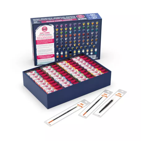 AK QUICK GEN ACRYLIC COLOR - QUICK PAINT SET - QUICK PAINT COMBO - AK17603