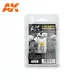 AK-Interactive AIRCRAFT ENGINE EFFECTS WEATHERING SET (AIR SERIES) - koszoló szett AK2000