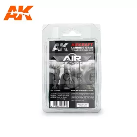   AK-Interactive AIRCRAFT LANDING GEAR WEATHERING SET (AIR SERIES) - koszoló szett AK2030