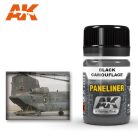 AK-Interactive PANELINER FOR BLACK CAMOUFLAGE 35 ml AK2075