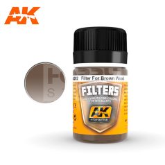 AK-Interactive RED BROWN FILTER 35 ml AK262