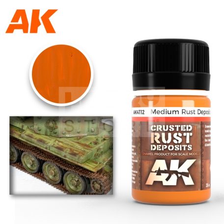 AK-Interactive MEDIUM RUST DEPOSITS 35 ml AK4112