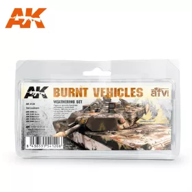 AK-Interactive BURNT VEHICLES - koszoló szett AK4120