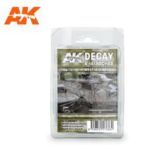   AK-Interactive DECAY & ABANDONED WEATHERING SET - koszoló szett AK4180