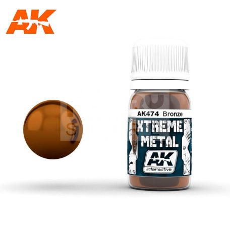 AK-Interactive XTREME METAL BRONZE festék 30 ml AK474