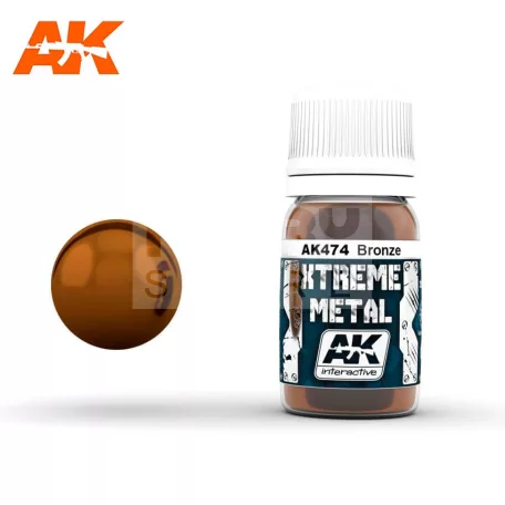 AK-Interactive XTREME METAL BRONZE festék 30 ml AK474