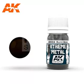 AK-Interactive XTREME METAL BURNT METAL festék 30 ml AK484