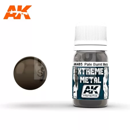 AK-Interactive XTREME METAL PALE BURNT METAL festék 30 ml AK485