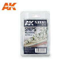   AK-Interactive SHIPS WEATHERING SET VOL.2 - koszoló szett AK556