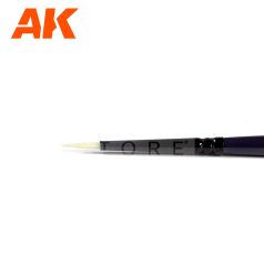   AK-Interactive - TABLETOP BRUSH – 0 - szintetikus ecset figura festőknek AK570