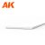 AK-Interactive - Strips 0.30 x 5.00 x 350mm – STYRENE STRIP – (10 units) - Téglalap alakú sztirol profil AK6506