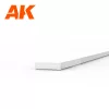 AK-Interactive - Strips 0.50 x 2.00 x 350mm – STYRENE STRIP – (10 units) - Téglalap alakú sztirol profil AK6509