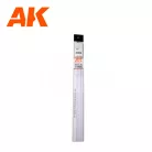 AK-Interactive - Strips 0.50 x 3.00 x 350mm – STYRENE STRIP – (10 units) - Téglalap alakú sztirol profil AK6510