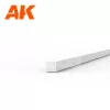 AK-Interactive - Strips 0.75 x 0.75 x 350mm – STYRENE STRIP – (10 units) - Négyzet alakú sztirol profil AK6514