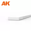 AK-Interactive - Strips 0.75 x 3.00 x 350mm – STYRENE STRIP – (10 units) - Téglalap alakú sztirol profil AK6516